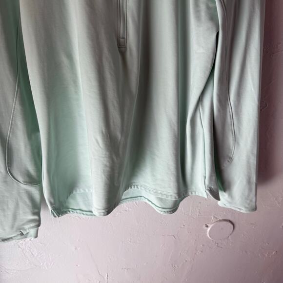 Under Armour XL Mint Green Quarter Zip Pullover Long Sleeve Athletic Top‎ - Picture 3 of 9